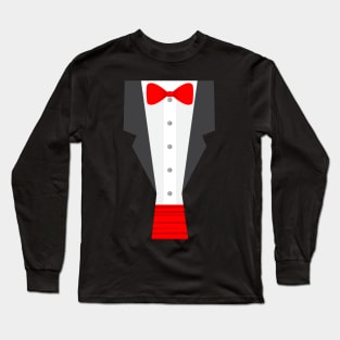 red tux tuxedo Long Sleeve T-Shirt